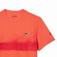 Lacoste Novak Djokovic Maglietta Arancio Rosso