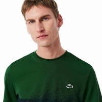 Lacoste Novak Djokovic Maglietta Verde Navy Blu