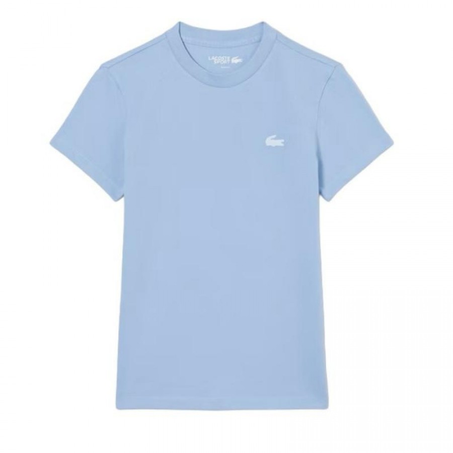 Maglietta femminile Lacoste Sport Azzurro Chiaro