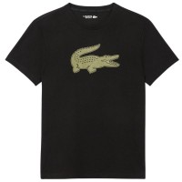 Lacoste Sport Maglietta Cachi Nero