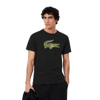 Lacoste Sport Maglietta Cachi Nero