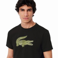 Lacoste Sport Maglietta Cachi Nero