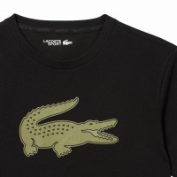 Lacoste Sport Maglietta Cachi Nero
