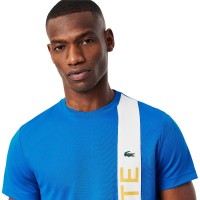 Lacoste Sport Ultra Dry Blu Bianco Maglietta