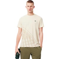 Lacoste Ultra Dry Off-White Maglietta da tennis