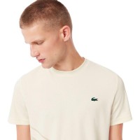 Lacoste Ultra Dry Off-White Maglietta da tennis