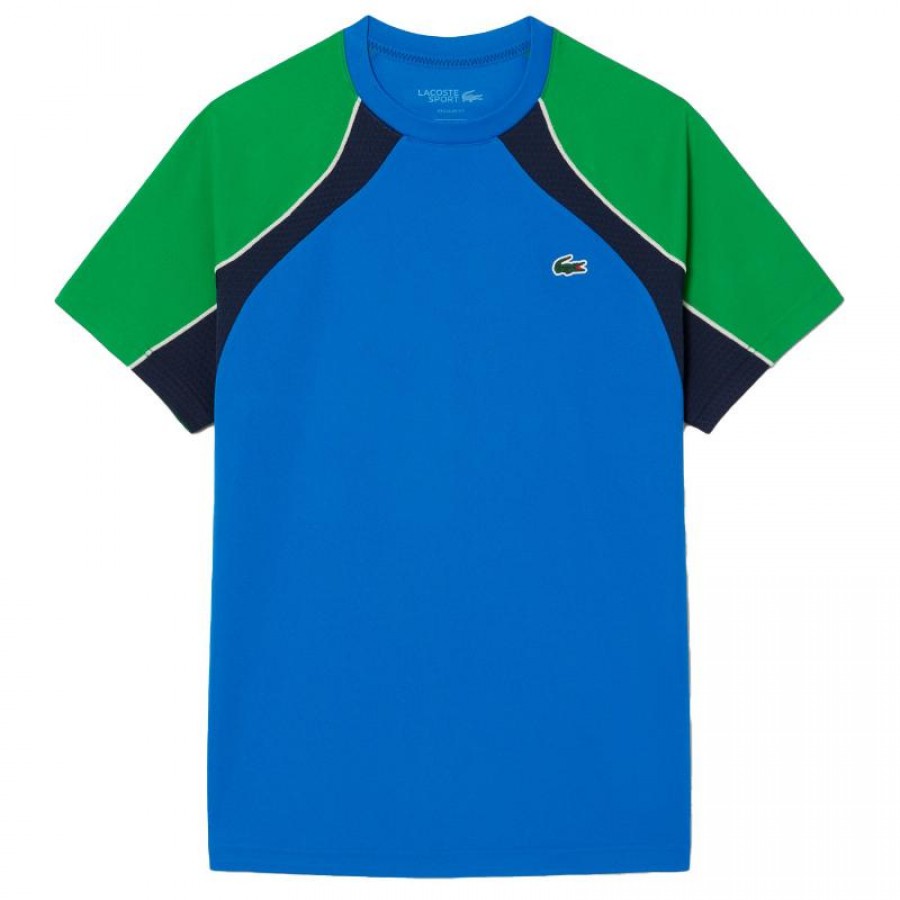Lacoste Ultra Dry Maglietta Blu Navy Verde