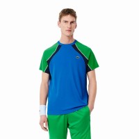 Lacoste Ultra Dry Maglietta Blu Navy Verde