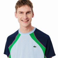 Lacoste Ultra Dry Blu Verde Maglietta