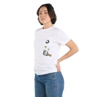 Lok The Juggler Maglietta Bianca Donna  Offerta + Economico