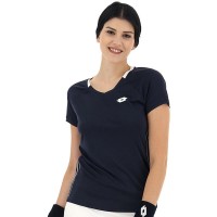 Lotto Squadra II Maglietta Donna Blu Navy Bianco