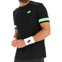 T-shirt Lotto Superrapida V Nero Verde Mela