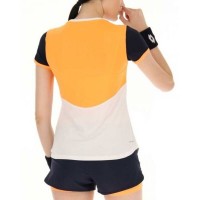 Lotto Top IV Bianco Arancione Maglietta Donna