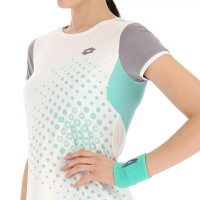 Lotto Top IV Bianco Verde Maglietta Donna