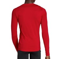 Adidas Techfit Maglietta Manica Lunga Rosso