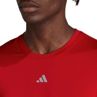 Adidas Techfit Maglietta Manica Lunga Rosso
