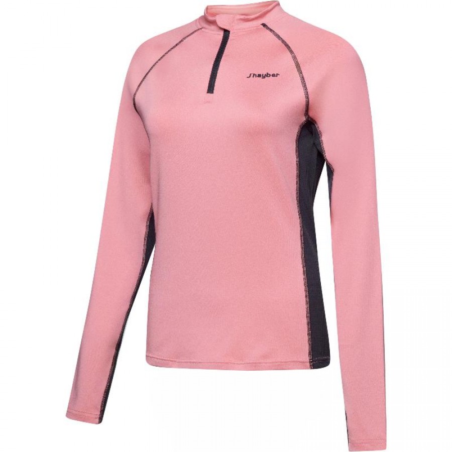 JHayber Alpina T-Shirt Manica Lunga Rosa Donna