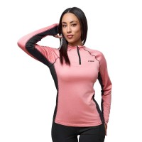 JHayber Alpina T-Shirt Manica Lunga Rosa Donna