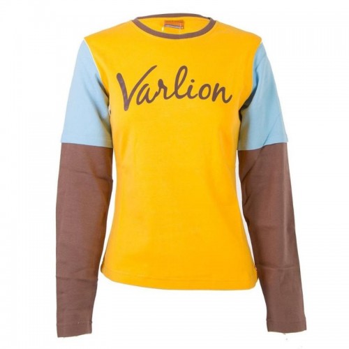 Varlion MD M/L06-MC617 Maglietta a maniche lunghe Giallo Donna