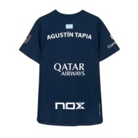 Nox Agustin Tapia sponsorizza la maglietta AT10 Blu Scuro 2026