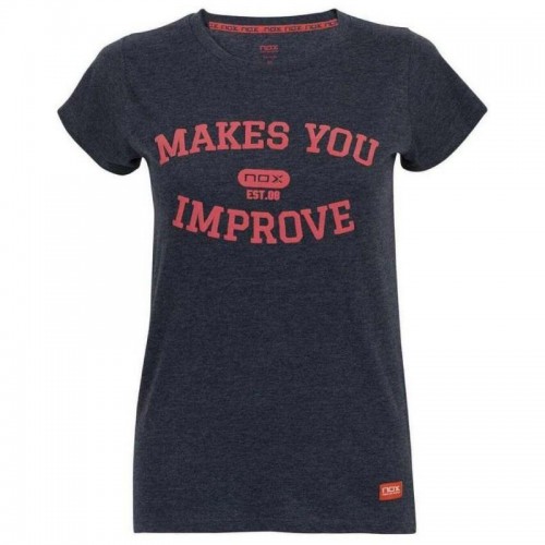Nox Basic Navy Blu Maglietta Donna