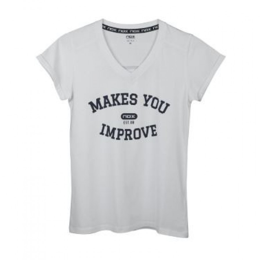 Camiseta Nox Mujer Basic Blanco  Offerta + Economico