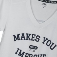 Camiseta Nox Mujer Basic Blanco  Offerta + Economico