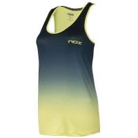 T-shirt donna degradata Nox Pro Blue Logo Lime