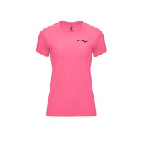 Camiseta PadelPoint Tournament Rosa Fluor Mujer  Offerta + Economico