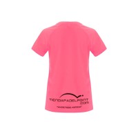 Camiseta PadelPoint Tournament Rosa Fluor Mujer  Offerta + Economico
