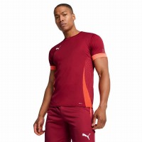Puma Individual Maglietta Rosso Scuro  Offerta + Economico
