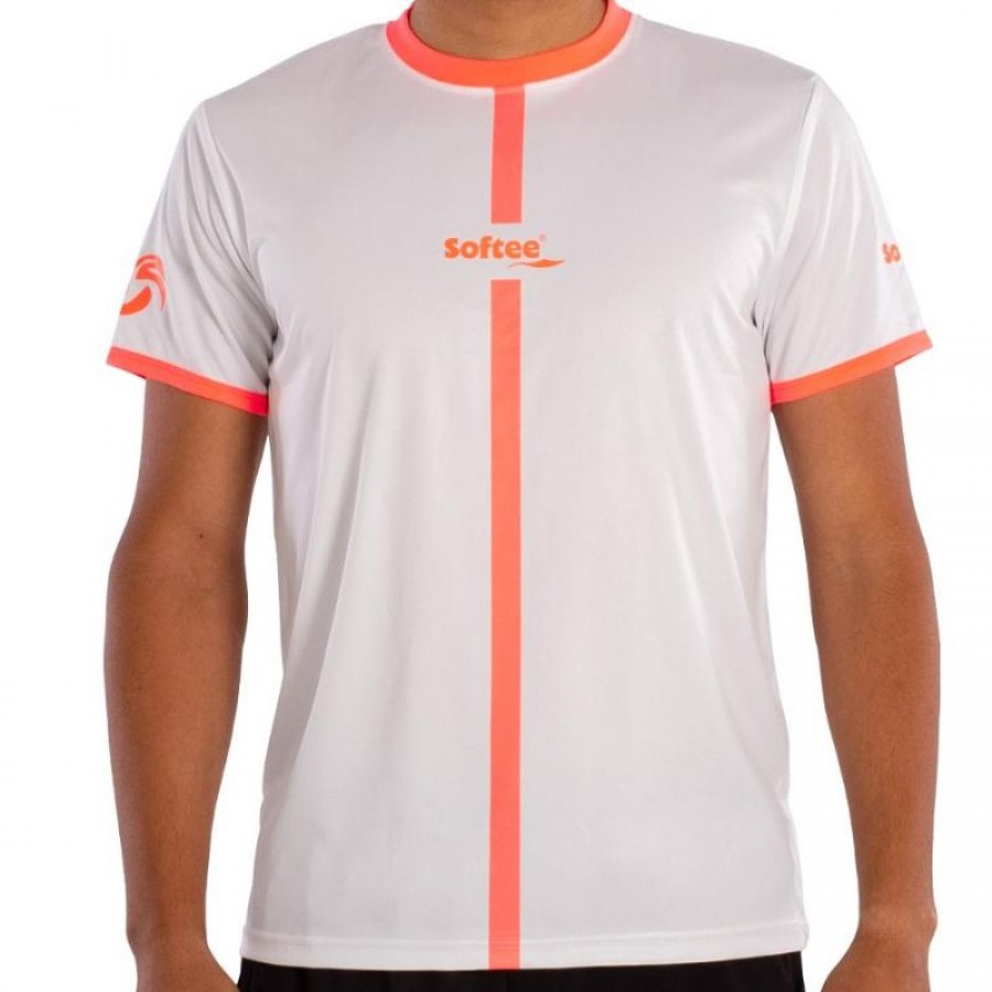 Softee Tipex Maglietta Bianco Corallo Flu Junior  Offerta + Economico
