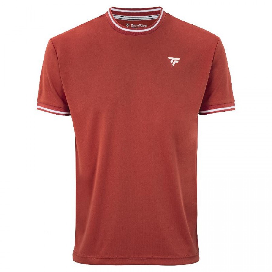 Maglietta in terracotta Tecnifibre Team Team Tech