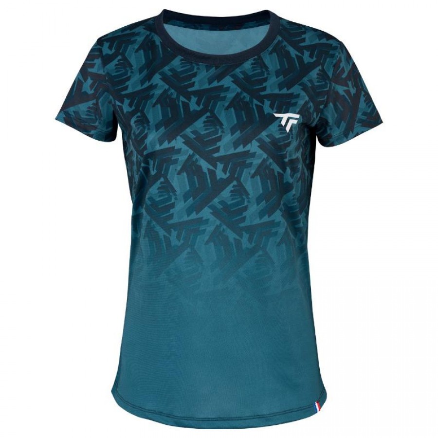 Tecnifibre X-Loop Teal Blue Maglietta da donna  Offerta + Economico