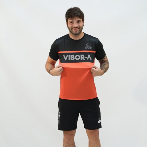 Hydra Pro Nero Vipera Rosso T-Shirt