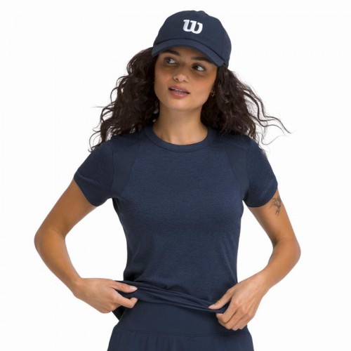 Wilson All Day Maglietta da donna blu navy