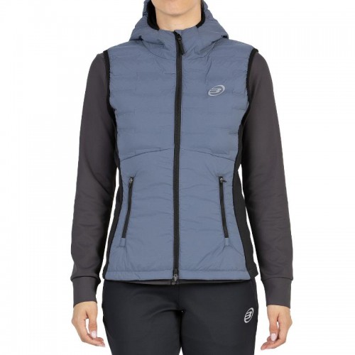 Gilet Bullpadel Blenda Blu Lavato
