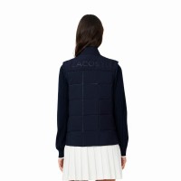 Chaleco Lacoste Regular Fit Azul Marino Mujer  Offerta + Economico