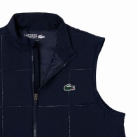 Chaleco Lacoste Regular Fit Azul Marino Mujer  Offerta + Economico