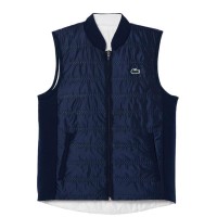 Lacoste Slim Fit Blu Navy Bianco Gilet Donna  Offerta + Economico