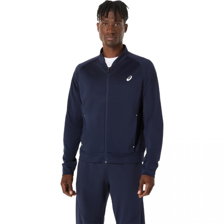 Giacca Asics Court Warm Up Blu Notte  Offerta + Economico