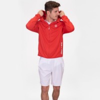 Chaqueta Bidi Badu Cappuccio Girocollo Rojo  Offerta + Economico
