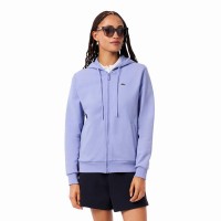 Lacoste Sport Giacca in Cotone Blu Viola Donna