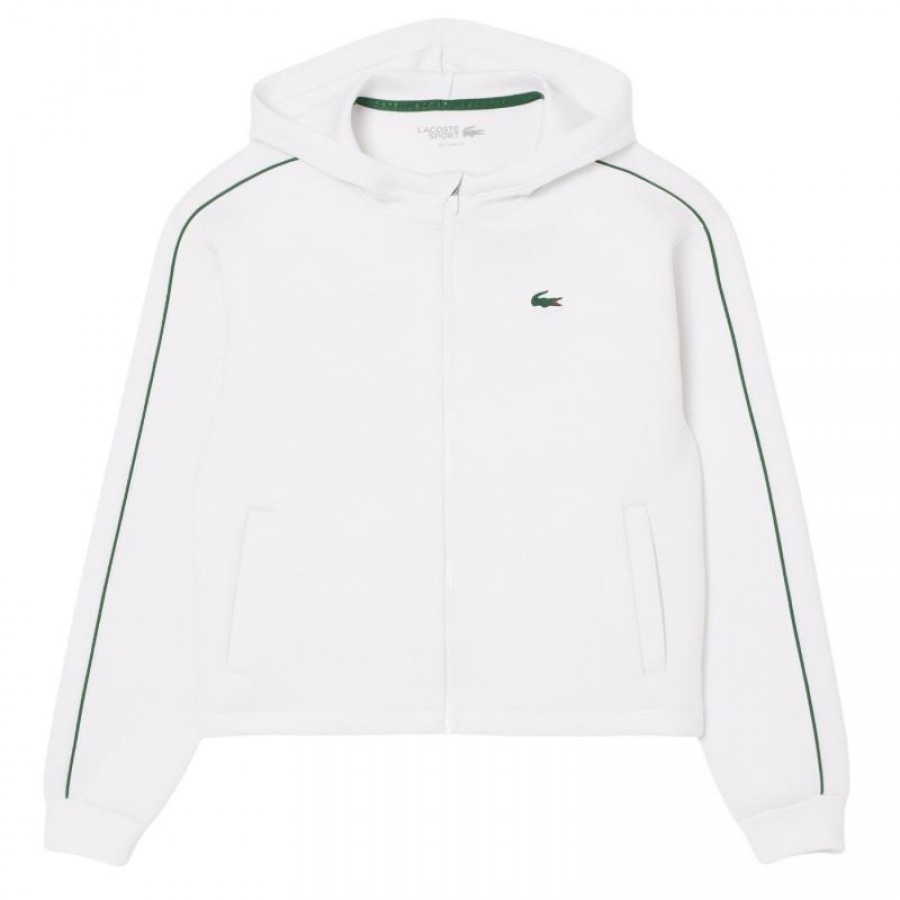 Giacca da donna Lacoste Ultra Dry White  Offerta + Economico