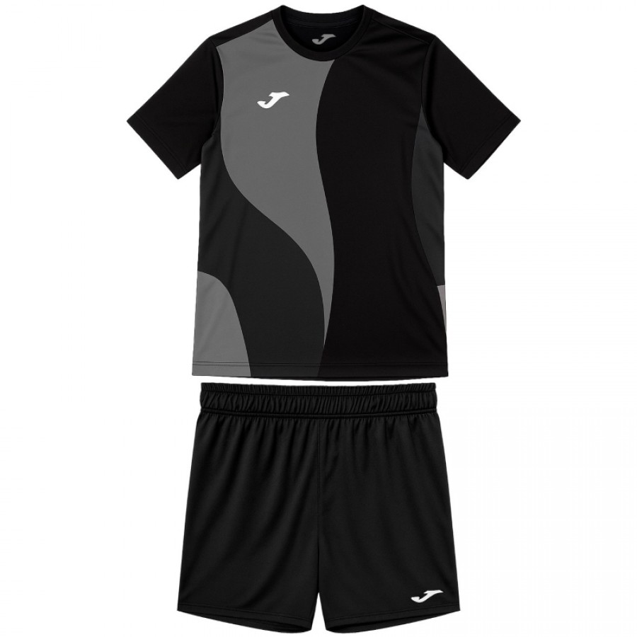 Joma Camp Nero Grigio Junior Set
