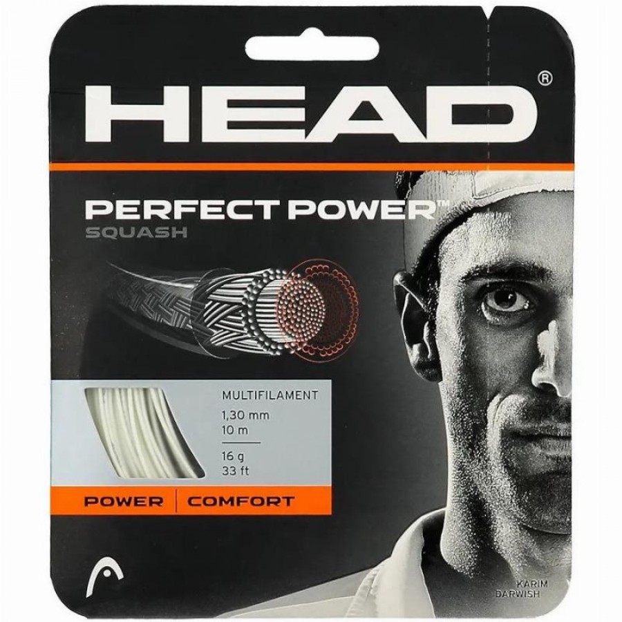 Cordaje Squash 10m Testa Perfect Power 1,30mm Blanco  Offerta + Economico