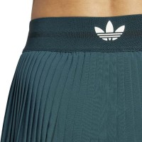 Falda Adidas Originals Pro London Plissettato Verde Aurora