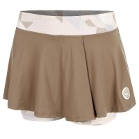 Falda Bidi Badu Paris Marron Ondulato Stampato Beige  Offerta + Economico
