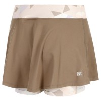 Falda Bidi Badu Paris Marron Ondulato Stampato Beige  Offerta + Economico