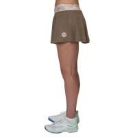 Falda Bidi Badu Paris Marron Ondulato Stampato Beige  Offerta + Economico